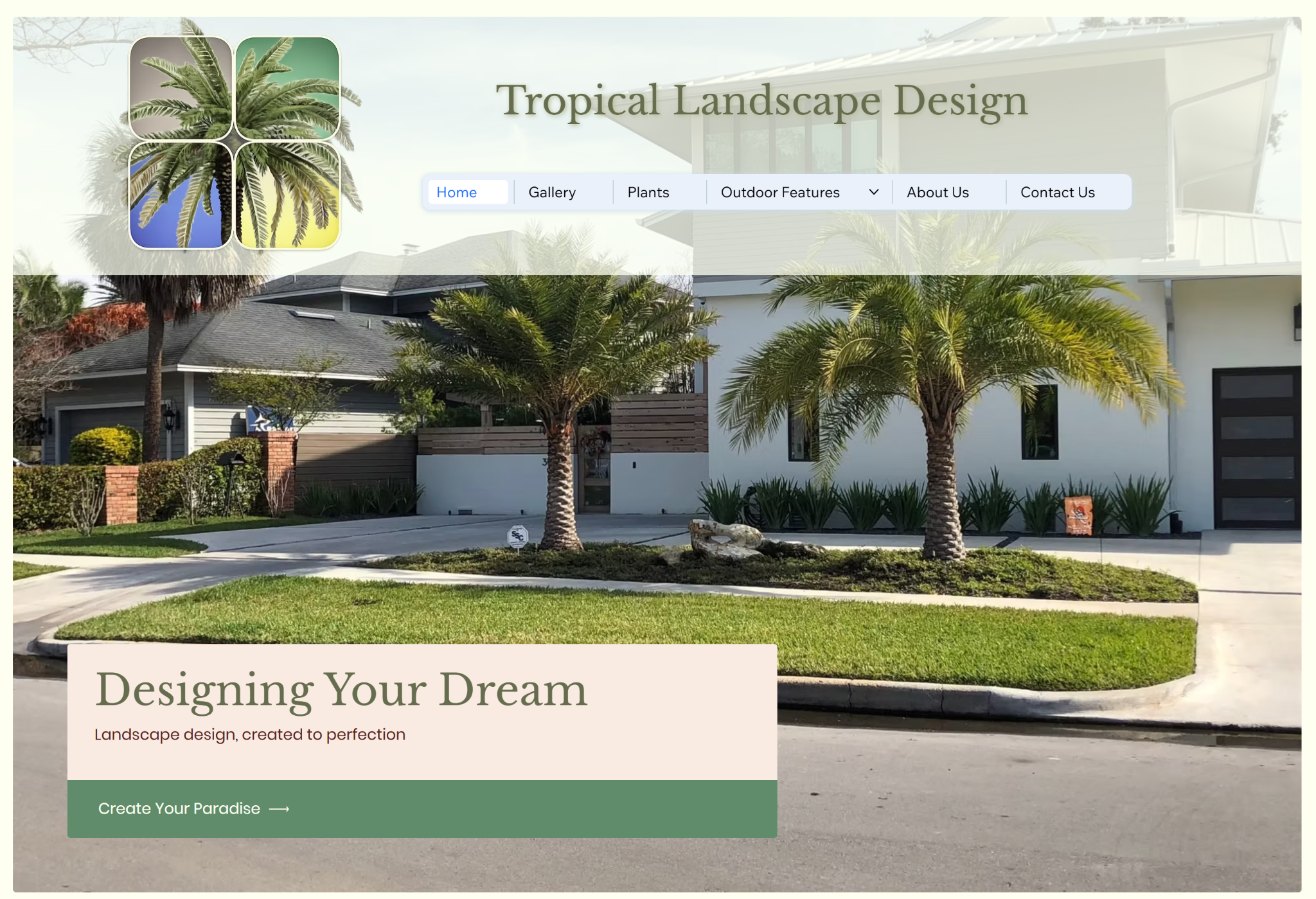 Tropical Landscape Design website
